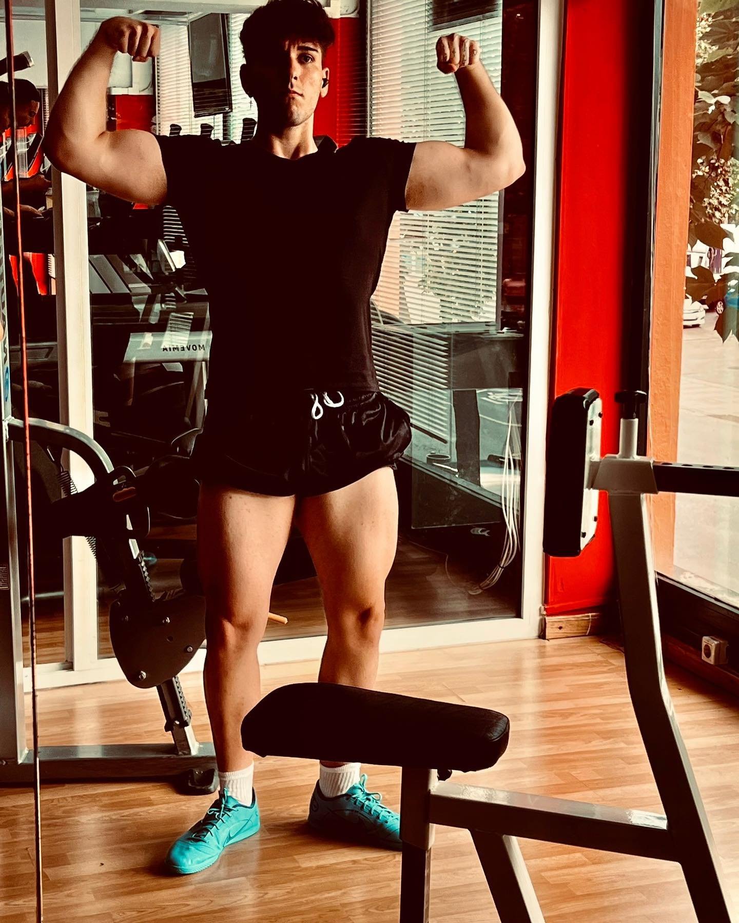 Ian Ortega en el gimnasio